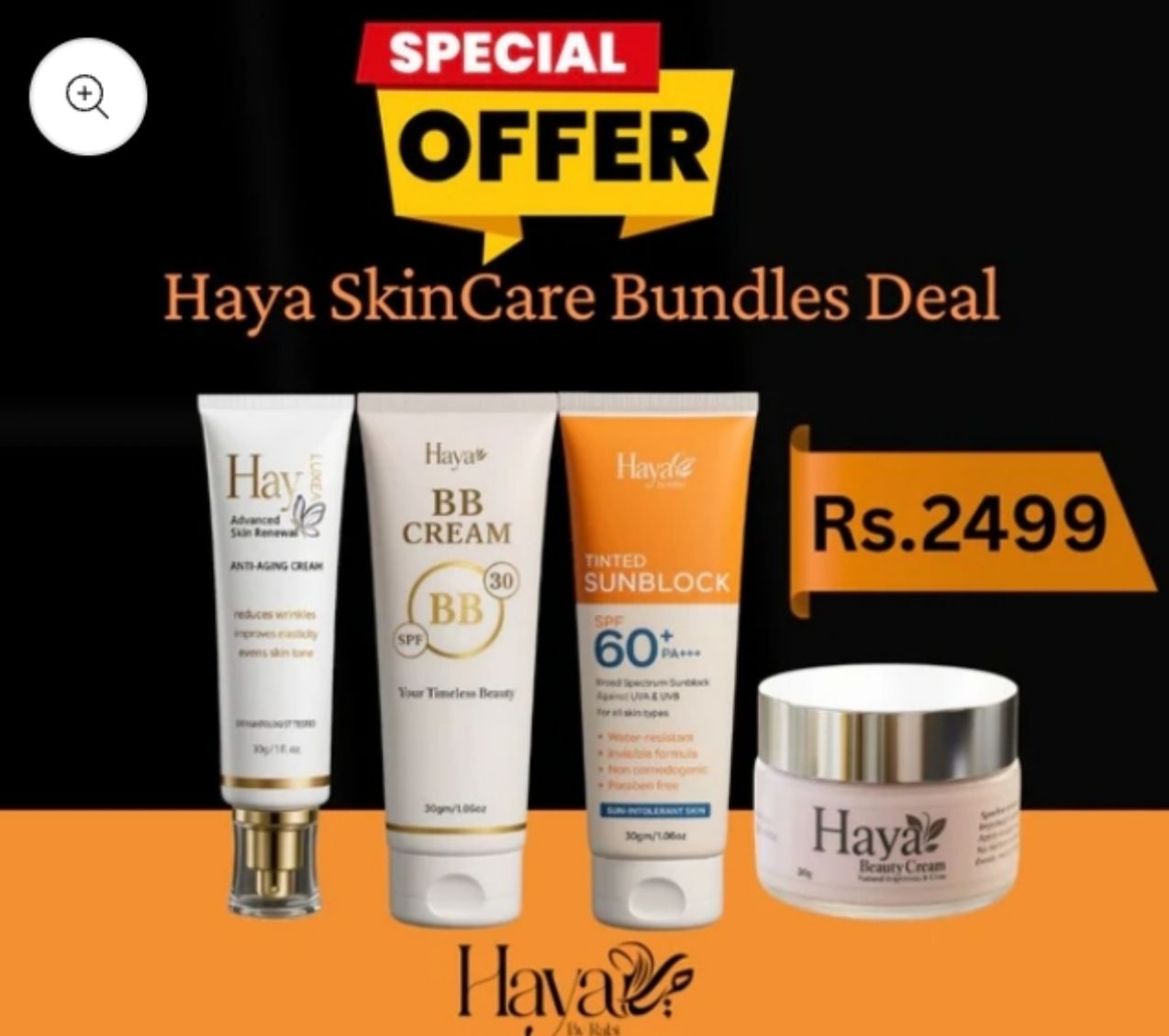 Haya by Rabi Skincare Kit (4-in-1)