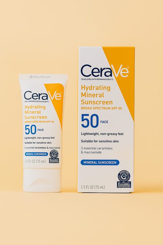 CeraVe Hydrating Mineral Sunscreen Face Lotion SPF 50